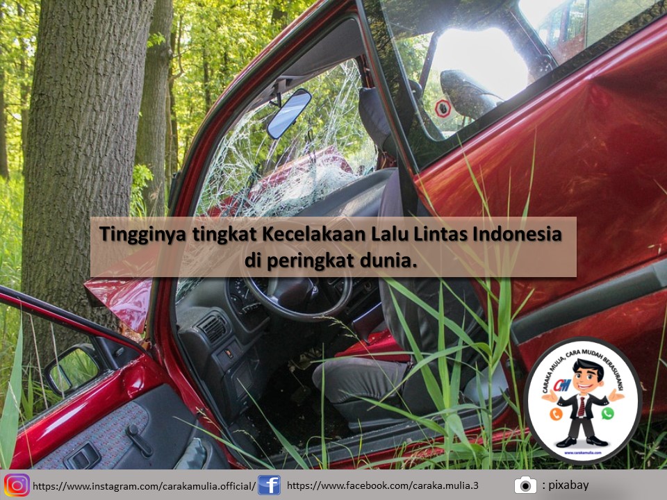 Tingginya tingkat Kecelakaan Lalu Lintas Indonesia di peringkat dunia.